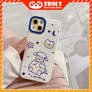 เคสโทรศัพท์มือถือหนัง ลายการ์ตูนแกะ สําหรับ ไอโฟน 14 MAX 11PRO MAX 13PRO 12PRO XS MAX 78PLUS XR XS X SE2020 X