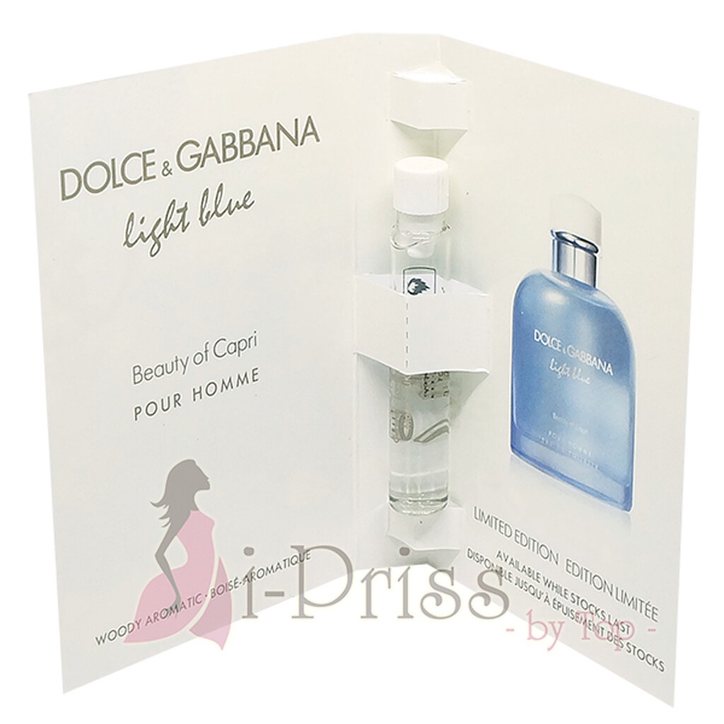 DOLCE & GABBANA Light Blue Beauty of Capri Pour Homme (EAU DE TOILETTE)   ml. | Shopee Thailand