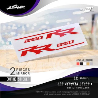 Uq ใหม่ CBR 250RR สติกเกอร์ตัด Aerofin กันน้ํา สําหรับติดตกแต่งรถจักรยานยนต์ | สติกเกอร์รถจักรยานยนต์ Honda