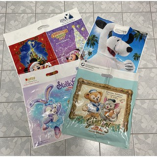 พร้อมส่ง!!! ถุงพลาสติก ถุงดิสนีย์  ถุงแบรนด์ ถุง Shop Disney bag / Universal Studio Japan usj / Sario / Line friend