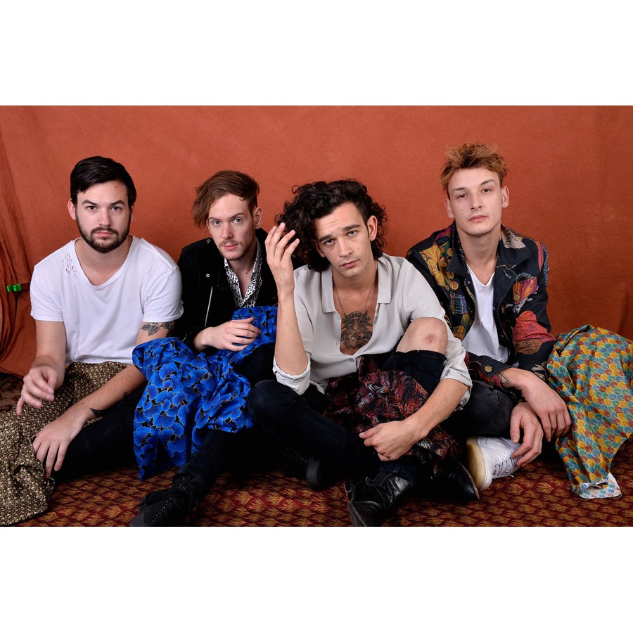 โปสเตอร์ The 1975  Matty Healy แมตทิว ฮิลลี่ ตกแต่งผนัง Music Poster โปสเตอร์วินเทจ โปสเตอร์วงดนตรี 