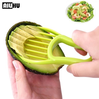 3 in 1 Avocado Slicer Shea Peeler Pulp Separator มีดพลาสติกครัวเครื่องมือผัก, Pulp Separator