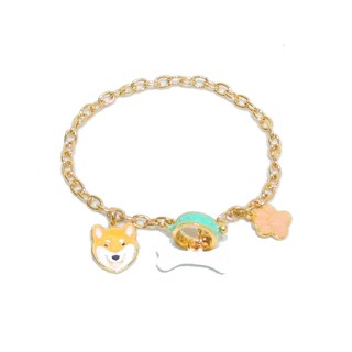 ข้อมือเซทกระดูก-ปลอกคอ ชิบะ(Gubjung &amp; Friends Shiba bracelet)