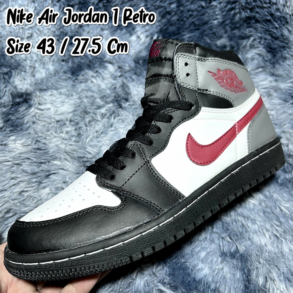 Nike Air Jordan 1 Retro Size 43 / 27.5 Cm รองเท้าผ้าใบมือสอง คุณภาพดี ราคาสบายกระเป๋า