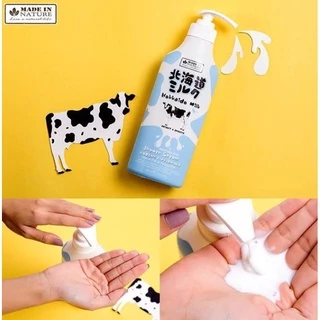 [ แพ็ค 2 ขวด ราคาพิเศษ ] BEAUTY BUFFET Made in Nature Hokkaido Milk Shower Cream - ครีมอาบน้ำสูตรนมวัวฮอกไกโด (450 ml.)