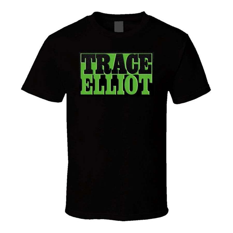 เสื้อยืดสีขาวเสื้อยืด พิมพ์ลายโลโก้ Trace Elliot Famous Company สําหรับผู้ชาย ส่งฟรี 2S-4XL