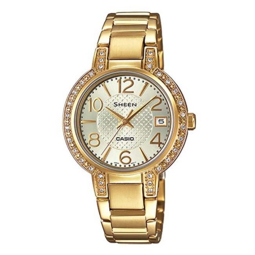 CASIO SHEEN นาฬิกาข้อมือ SHE-4804gd-9AUDR - Gold