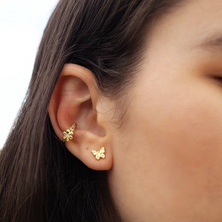 ต่างหูเงิน ต่างหู YVIS daisy gem ear cuff