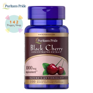 Puritans Pride Black Cherry 1000 mg 100 Capsules