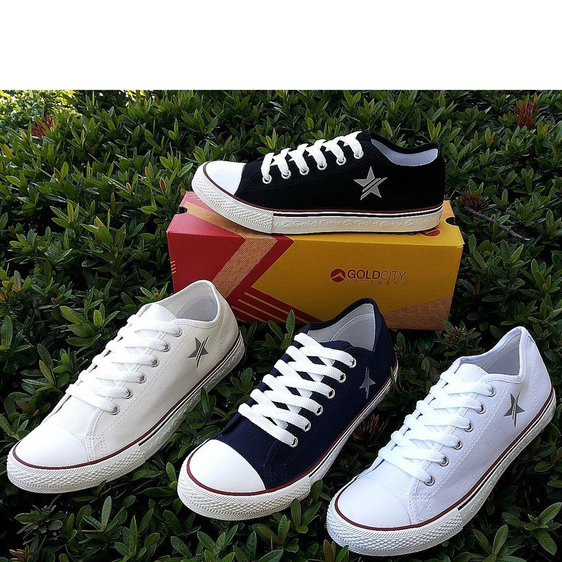 รองเท้ากีฬาผู้ชาย Gold City ★ GALAXY-ONE★ สีขาว-ครีม-ดำ-กรม Size 37-45