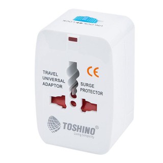 ปลั๊กแปลงอเนกประสงค์ Toshino Travel Adapter 4 In 1 รุ่น DE-204