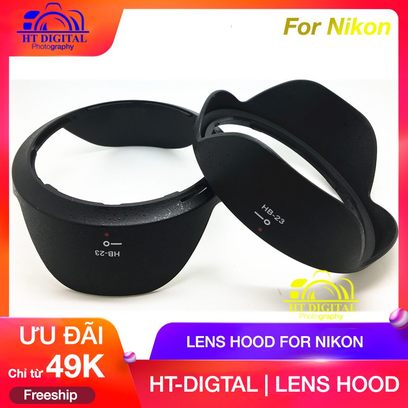 Nikon เลนส ์ Hood HB-23 สําหรับ Nokia 12-24 มม.f4G,17-35 f2.8D, AF-S 16-35 มม.f /4