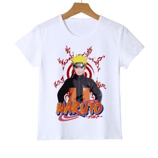 Sasuke T Shirt Child Naruto Shirt  Ninjia Naruto Kids Fashion T Shirt bh เสื้อยืด