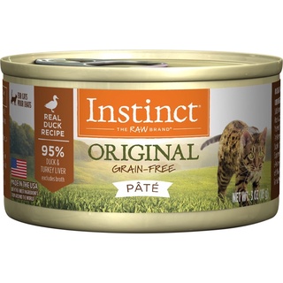 (พร้อมส่ง)Instinct Original Grain-free สูตรเนื้อเป็ด ขนาด85g อาหารเปียกแมวเกรนฟรีจากประเทศอเมริกา🇺🇸