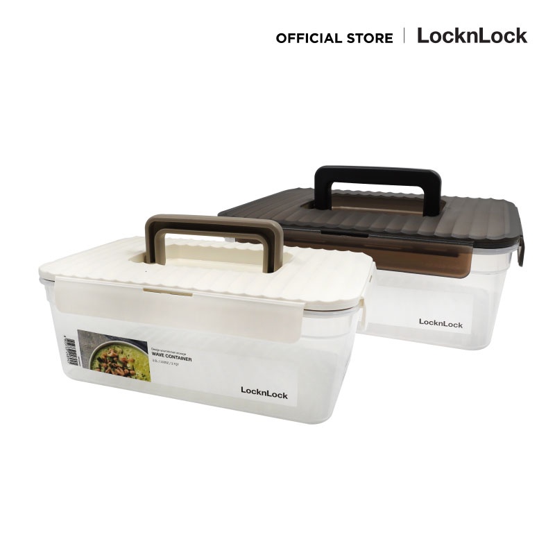 LocknLock กล่องถนอมอาหาร LocknLock WAVE ความจุ 3.5 L. รุ่น LWC208H
