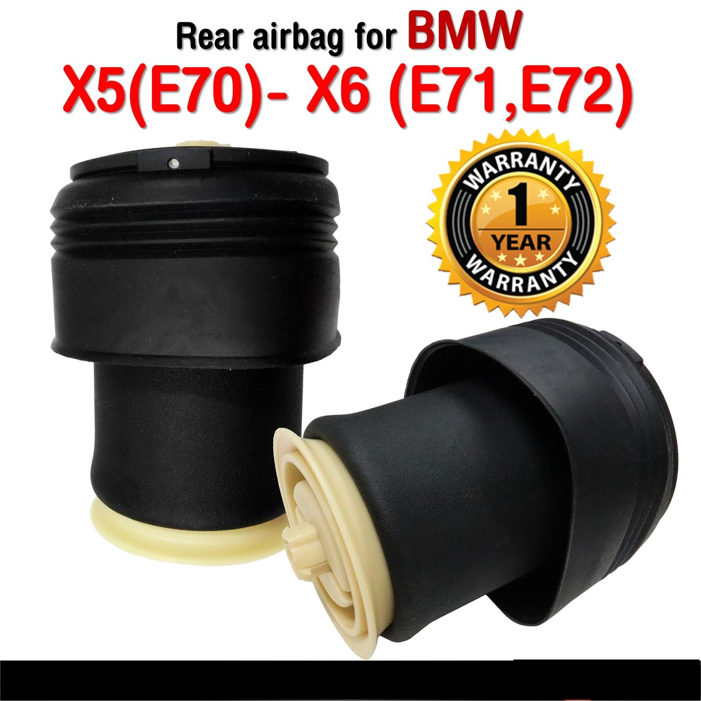 รับประกัน 1 ปี ถุงลมหลัง จำนวน 2ชิ้น ซ้ายและขวา ปี 2006-2014  BMW E70/X5 E71/X6 BMW X5 (E70) BMW X6 