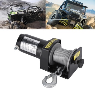 Arizona329 เครื่องกว้านไฟฟ้า 12V 2000Lbs ประสิทธิภาพสูง สําหรับรถบรรทุก เรือ Atv Utv