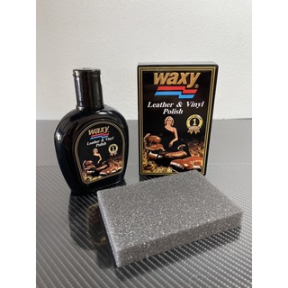 น้ำยาเคลือบบำรุงผลิตภัณฑ์หนัง (WAXY) Leather&amp;Vinyl Polish ขนาด 125 มล.