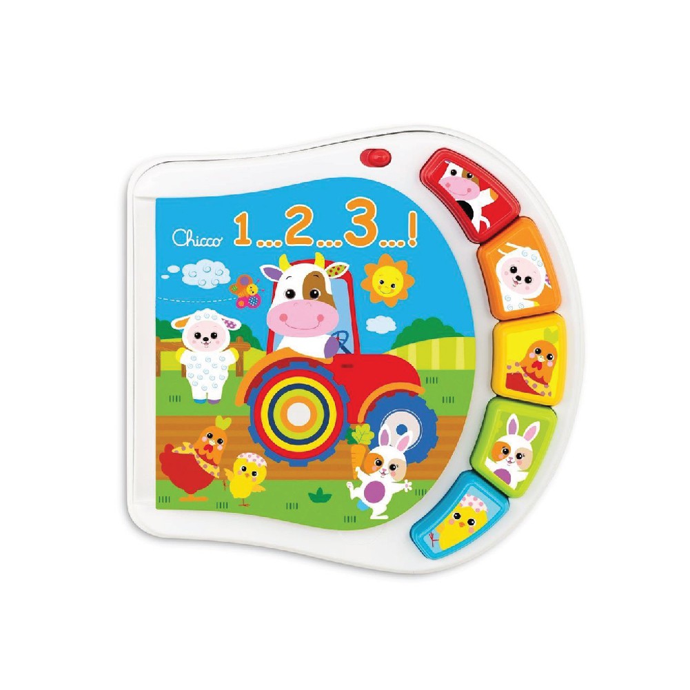 CHICCO Counting Farm Book หนังสืออิเล็กทรอนิกส์ เสริมพัฒนาการ มีเสียง