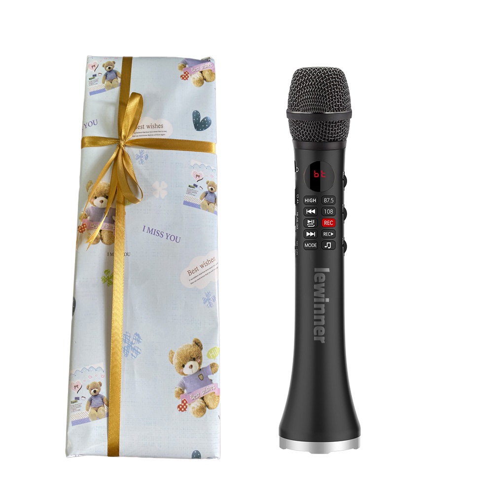 ไมโครโฟนLewinner L699 rofessional 20W mic ortable Wireless Bluetooth