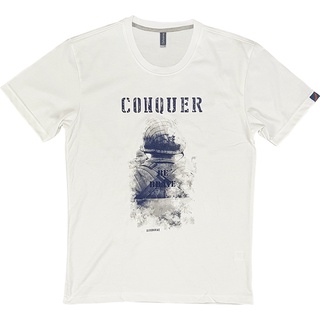 เสื้อยืด  Airborne CLASSIC VINTAGE CONQUER T-SHIRT ผ้า SupremeSoft