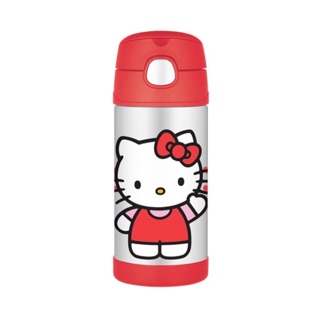 Thermos kitty &lt;red&gt; กระติกน้ำสแตนเลส ของแท้ 💯 %