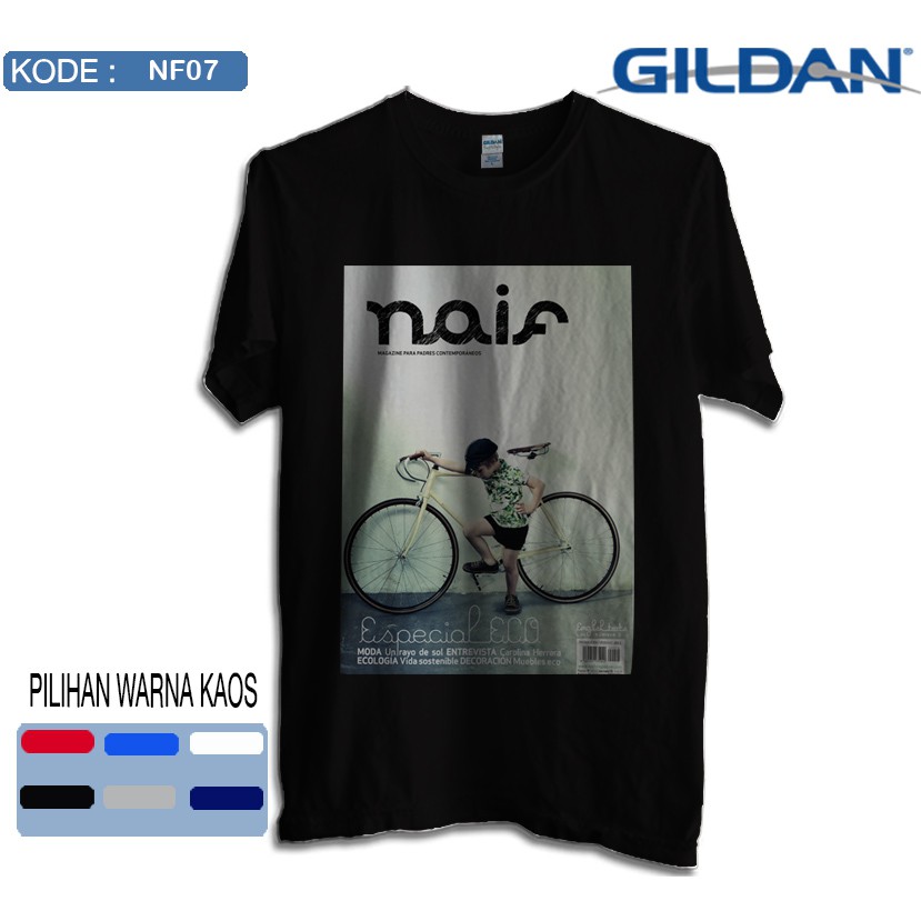 เสื้อยืดวง Naif / เสื้อยืด gildan softstyle ดั้งเดิม
