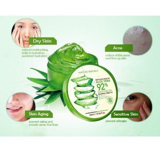 Nature Republic SOOTHING &amp; MOISTURE ALOE VERA 92% SOOTHING GEL300ml.