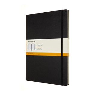 Moleskine สมุดปกแข็งมีเส้น A4 ดำ Moleskine Hardcover Book with Line A4, Black