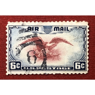 แสตมป์ AIR MAIL U.S POST STAGE