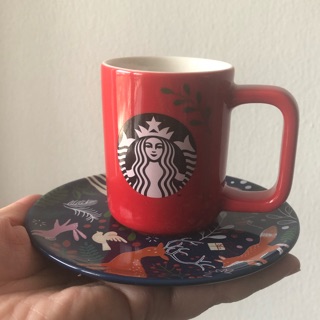 Starbucks red coaster 3 oz เลื่อนรูป ชุดสุดท้าย