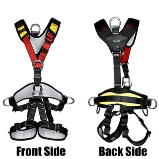 Outdoor Full Body Safety Rock Climbing Tree Rappelling Harness Seat Belt Surpris