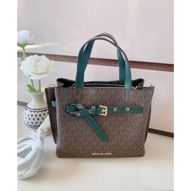 MICHAEL KORS EMILIA SMALL LOGO SATCHEL