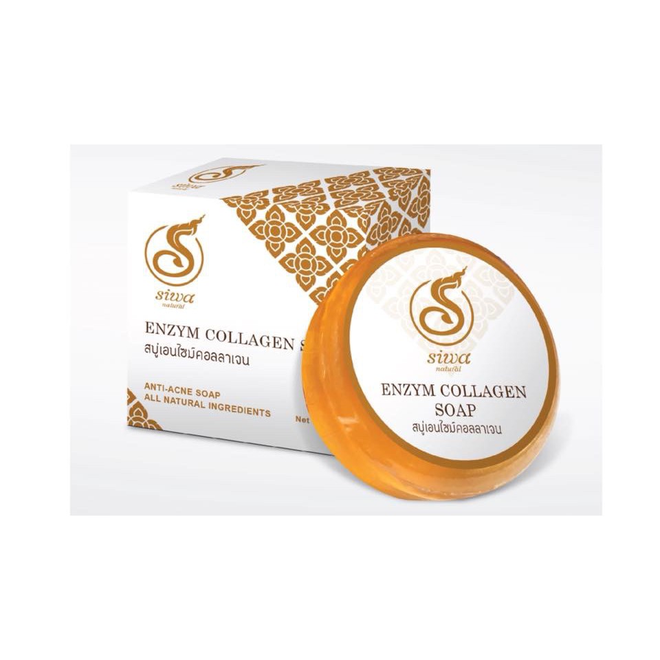 สบู่เอนไซม์คอลลาเจน ENZYME COLLAGEN ลดสิว หน้าใส ขนาด 50 กรัม