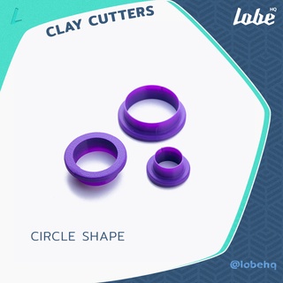 The Circle Shape Clay Cutter/ Clay Tools/ Clay Earring Cutter/ Plastic Polymer Cutter/ แม่พิมพ์กดดินโพลิเมอร์รูปทรงวงกลม