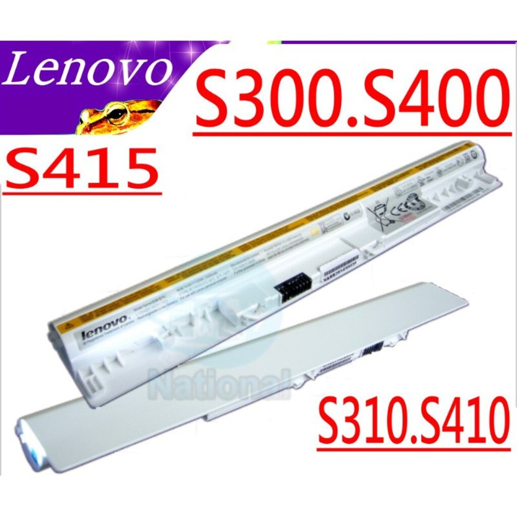 พรีออเดอร์รอ10วัน Battery LENOVO IdeaPad ของแท้ สีขาว S300 S310 S400 S400US405 S410 S41 L12S4L01 L12S4Z01ฟ