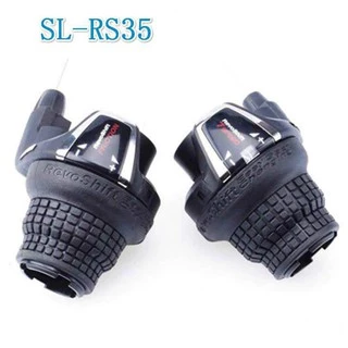 มือบิดเปลี่ยนเกียร์สำหรับจักรยาน Shimano RevoShift SL-RS35 6/7 Speed สำหรับรถพับ (ขายแยกซ้าย-ขวา กดที่ตัวเลือกสินค้า)