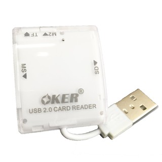 OKER Card Reader USB V2.0 ตัวอ่านเมมโมรี่การ์ด C- 1924