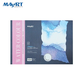 i-Paint (ไอเพ้นท์) สมุดวาดเขียนสีน้ำ 300 แกรม Mayart กระดาษสีน้ำ รหัส MA00106(300G)