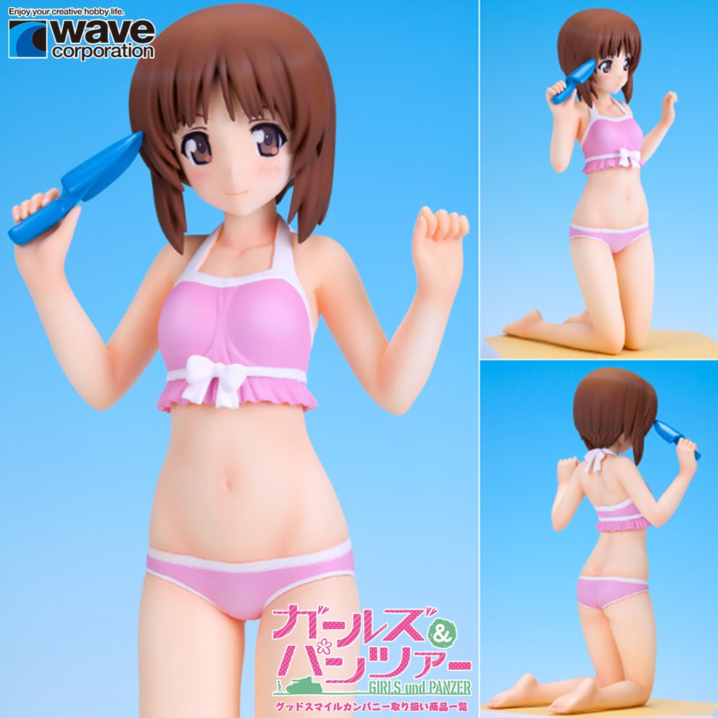 Model Figure งานแท้ Original ฟิกเกอร์ Wave Girls und Panzer สาวปิ๊ง ซิ่งแทงค์ Miho Nishizumi มิโฮะ นิชิซึมิ Beach Queens