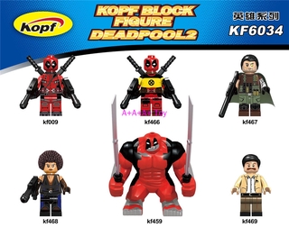 Kf6034 ของเล่นตัวต่อซุปเปอร์ฮีโร่ Deadpool