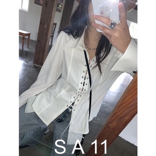 เสื้อเชิ้ตแต่งหน้า แนวเกาหลี พร้อมส่ง💖