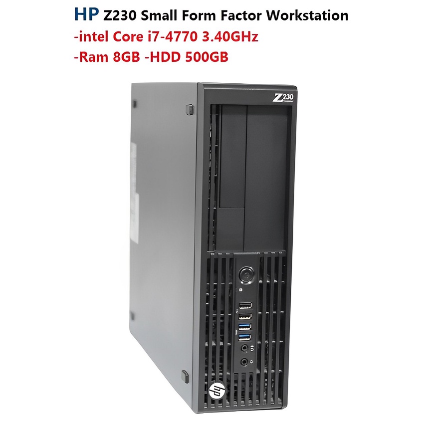 HP Z230 Small Form Factor Workstation -intel Core i7-4770 3.40GHz -Ram 8GB -HDD 500GB