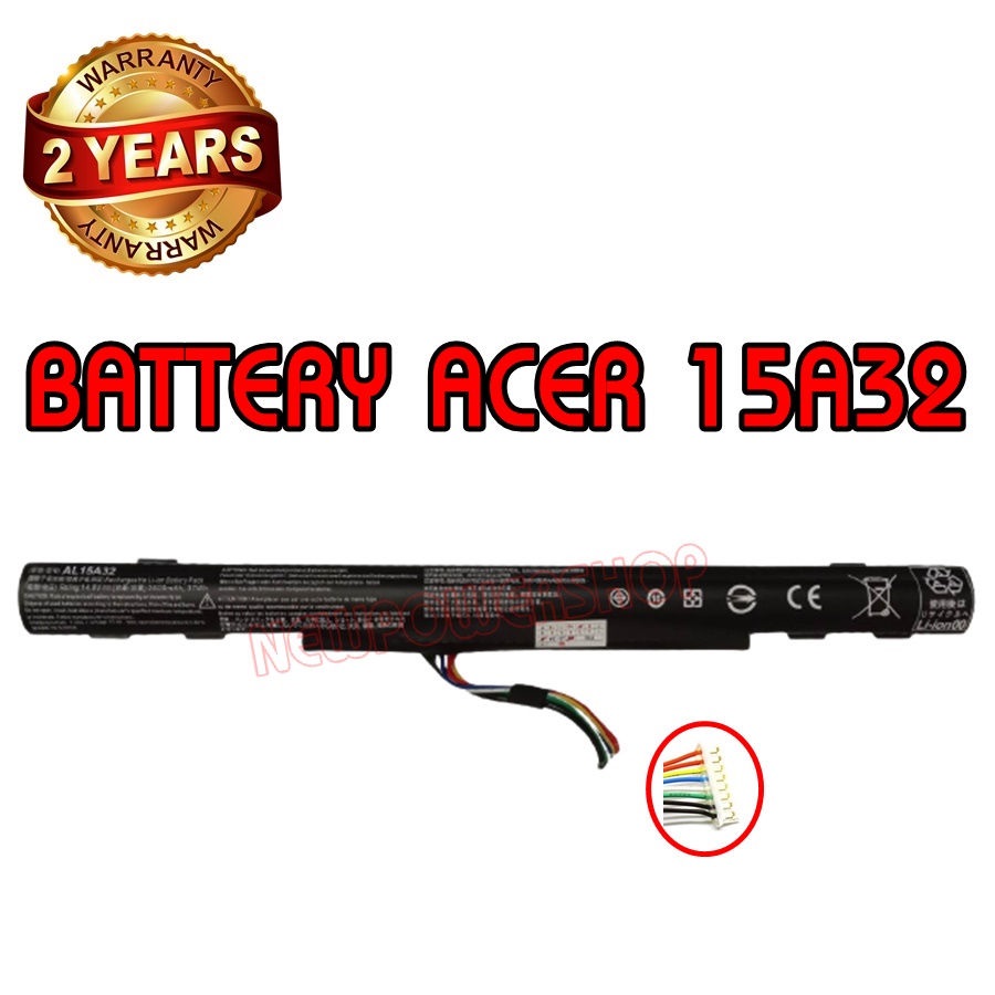 รับประกัน 2 ปี BATTERY ACER AL15A32 แบตเตอรี่ เอเซอร์ Aspire E15 E5-422 E5-432G E5-473G E5-573