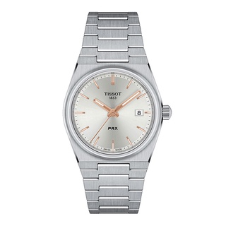 Tissot PRX 35 mm. ทิสโซต์ พีอาร์เอ็กซ์ สีเงิน T1372101103100 นาฬิกาผู้หญิงผู้ชาย