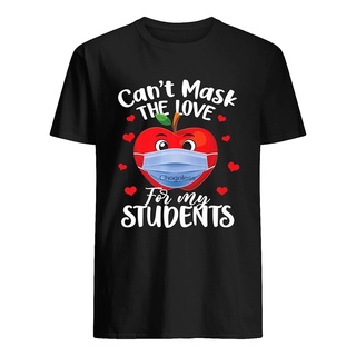 T-shirt  Gildan เสื้อยืด ผ้าฝ้ายแท้ พิมพ์ลาย The Love For My Students สีดํา สําหรับนักเรียนS-5XL