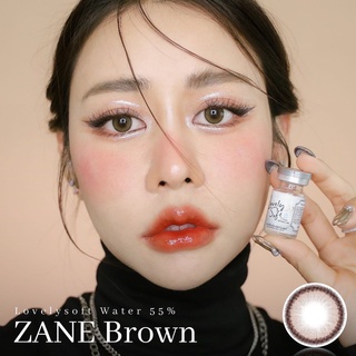 คอนแทคเลนส์ รุ่น Zane Brown / Zane Gray สีเทา และ น้ำตาล ขนาดพอดีตา