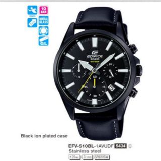 Casio Edifice รุ่น EFV-510BL-1AV
Chronograph Mens Watch นาฬิกาผู้ชาย