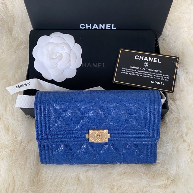 New!! Chanel Boy Medium Wallet 6”