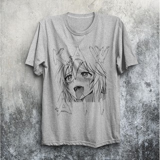 เสื้อยืดลายการ์ตูนอนิเมะ KAWAI AHEGAO 3D